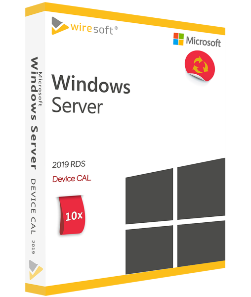 MICROSOFT REMOTE DESKTOP SERVICES 2019 - 10 PACK DEVICE CAL