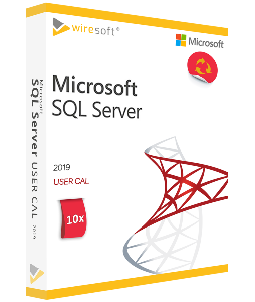 MICROSOFT SQL SERVER 2019 - 10 PACK USER CAL