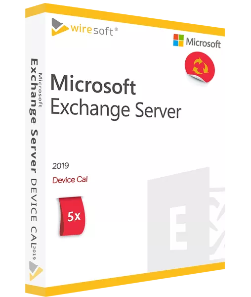 MICROSOFT EXCHANGE SERVER 2019 - 5 PACK DEVICE CAL