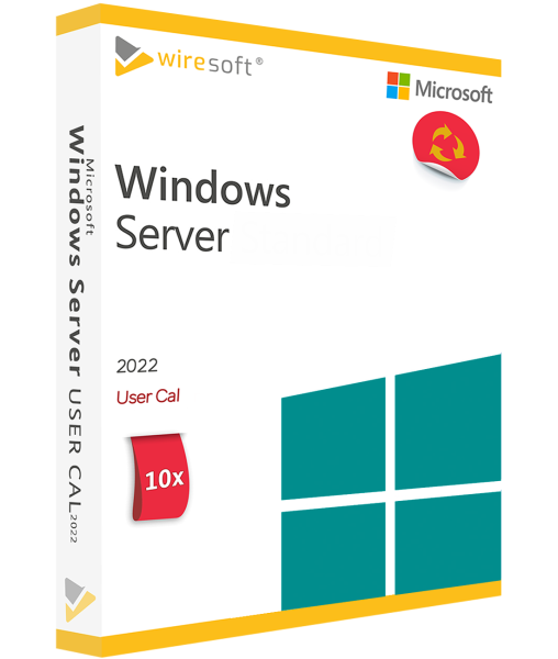 MICROSOFT WINDOWS SERVER 2022 - 10 PACK USER CAL